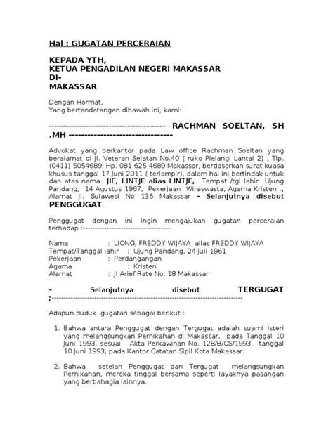 gugat cerai mega iskanti ditipu suami|8 Contoh Surat Gugatan Cerai dari Istri & Syarat Mengajukannya.